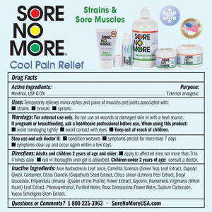 Sore No More Cool Relieving Gel for Aches & Pains in Muscles & Joints associated with Strains, Bruises & Sprains | Absorbs Quickly with a Refreshing Lemon Aroma | 32 oz Bottle with Pump Sore No MoreBuy Supplements Australia