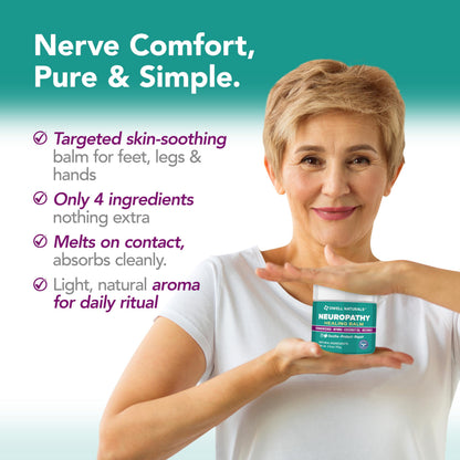 OWELL NATURALS Neuropathy Healing Balm, Fast Acting, with Frankincense, Myrrh, Coconut Oil & Beeswax, Natural Ingredients – Soothe, Protect & Repair, 4 oz (Pack of 1) Owell NaturalsBuy Supplements Australia