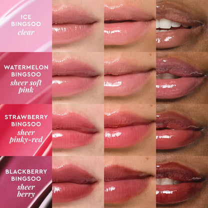 Glow Recipe Glass Balm Lip Treatment - 12Hr Hydrating Lip Balm & Moisturizer with Hyaluronic Acid to Smooth, Plump & Protect from Dryness, High Shine Finish - Clear Tint, Ice Bingsoo (15 ml) Glow RecipeBuy Supplements Australia