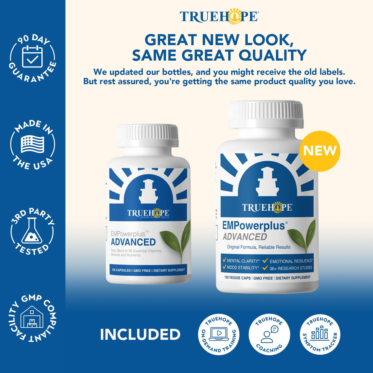 Truehope EMPowerplus Advanced Multivitamin for Women & Men - Broad-Spectrum Multivitamins & Chelated Minerals | 1000% Better Absorption | 37 Research Studies & 28 Years of Success | 30 Day Supply Truehope buy supplements Au