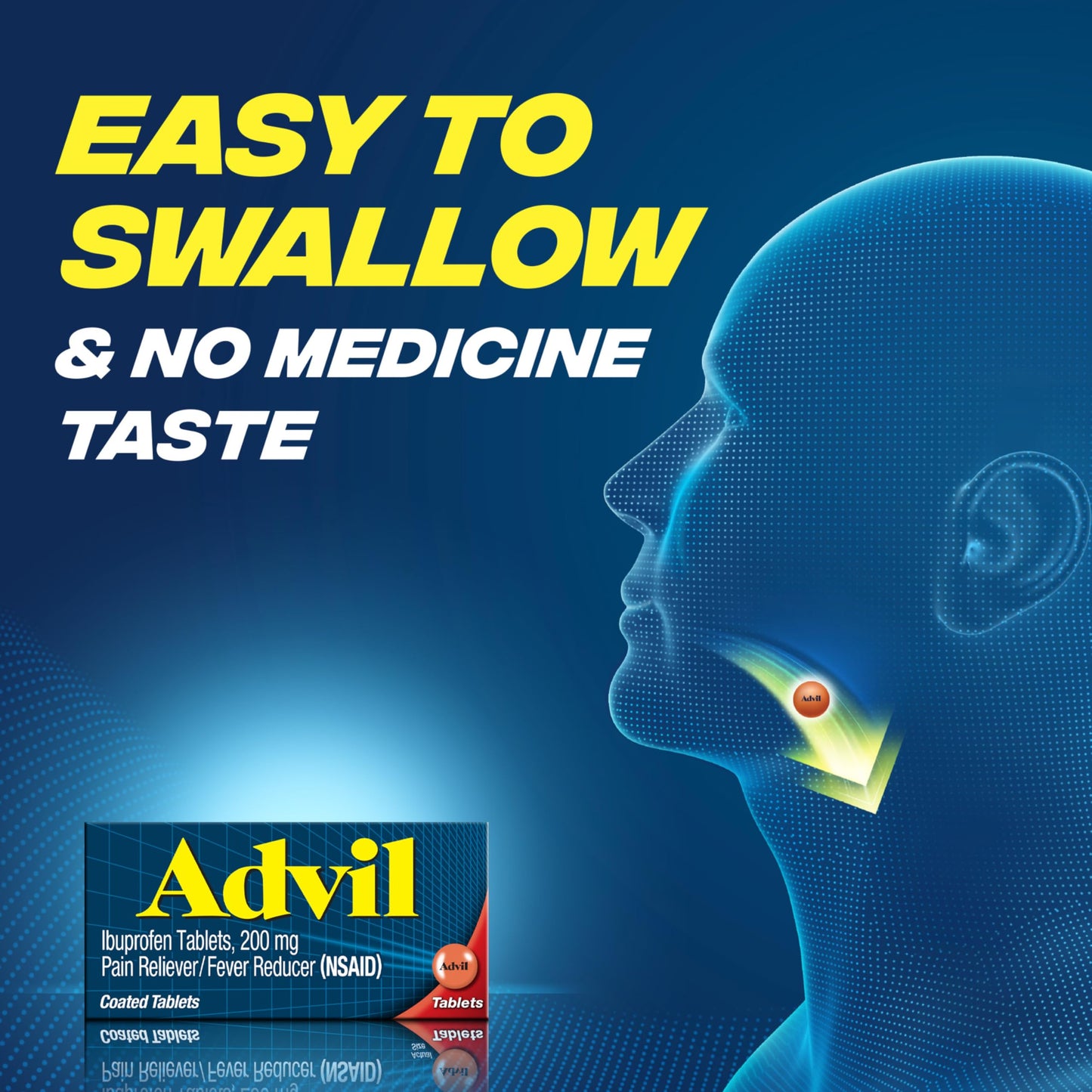 Advil Pain Reliever and Fever Reducer, Ibuprofen 200mg for Pain Relief - 300 Count, Advil PM Pain Reliever and Nighttime Sleep Aid, Ibuprofen for Pain Relief and Diphenhydramine Citrate - 2 Count Advil buy supplements Au
