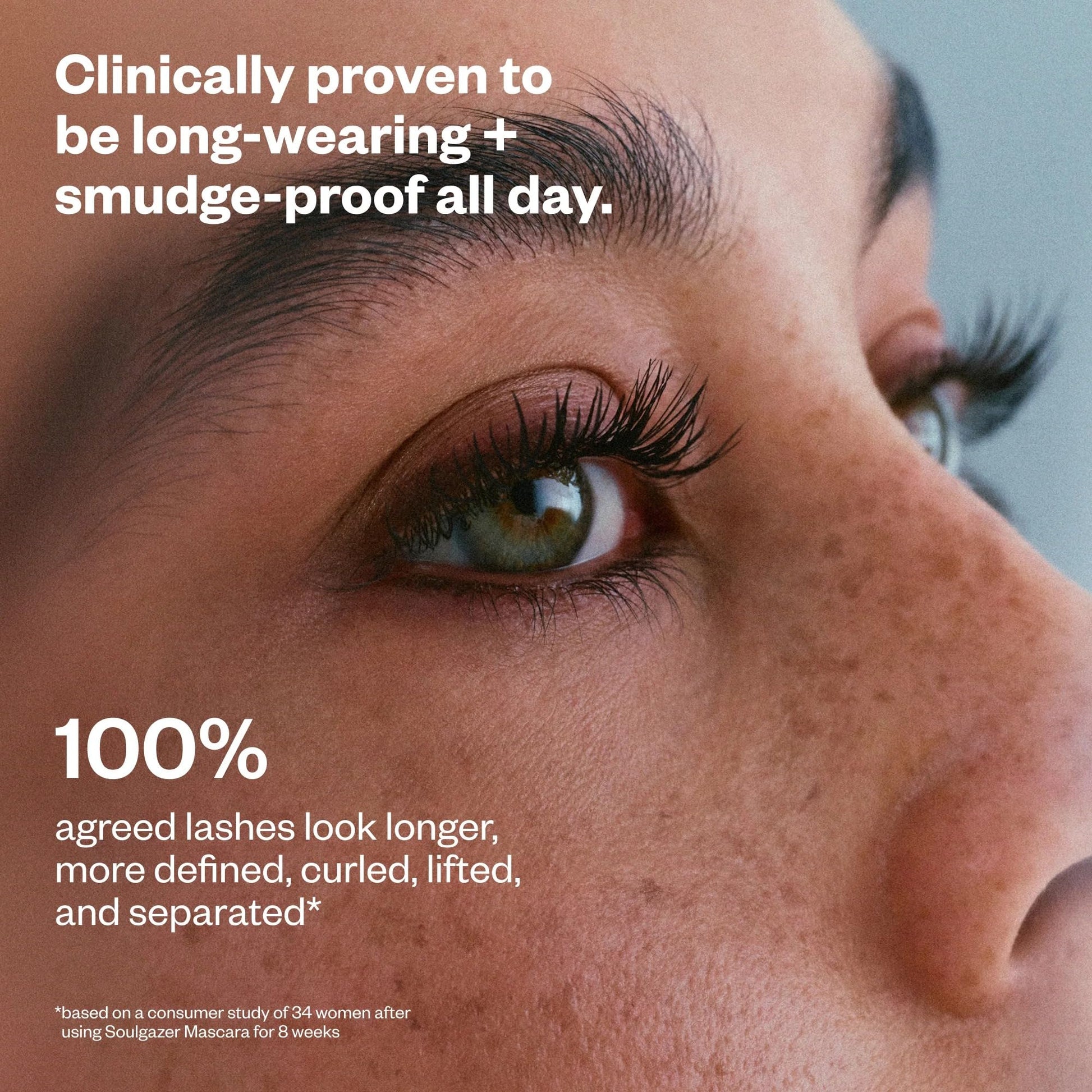 Kosas Soulgazer Lengthening + Lifting Peptide Mascara – Smudge-Proof, Clump-Free Mascara + Lash Serum 2-in-1 for Long, Defined Lashes – Curvilinear Molded Brush, Vegan, Sensitive-Eye Safe KosasBuy Supplements Australia