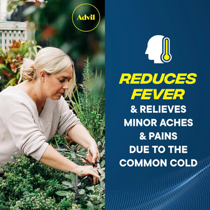 Advil Liqui-Gels Pain Reliever and Fever Reducer, Pain Medicine for Adults with Ibuprofen 200mg for Headache, Backache, Menstrual Pain and Joint Pain Relief - 180 Liquid Filled Capsules AdvilBuy Supplements Australia