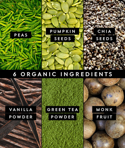 Truvani Organic Plant Based Protein Powder | Vanilla Chai | 10 Servings | Vegan | 20g Pea Protein | Keto | Gluten & Dairy Free | Low Carb | No Added Sugar