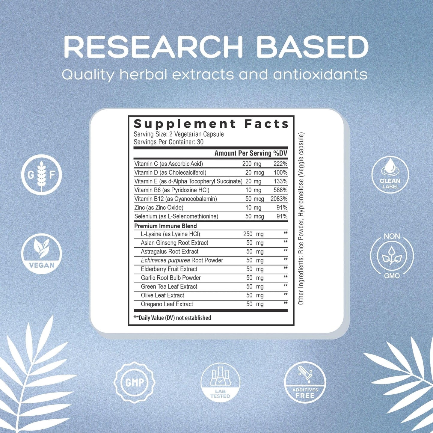 Natural Cure Labs Premium Immune Support Natural Cure Labs buy supplements Au