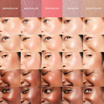 Saie Glow Sculpt Multi-Use Highlighter + Cream Blush - Lightweight Highlighter Makeup with Hyaluronic Acid + Micropearl for Radiant, Glowing Skin - Mauveglow (.02 oz) SaieBuy Supplements Australia