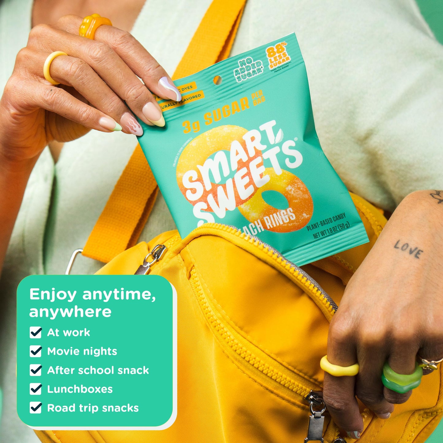 SmartSweets Sweet Fish, Low Sugar Gummy Candy (3g), Low Calorie (130), Gluten-Free -1.8oz (Pack of 12) Packaging may vary