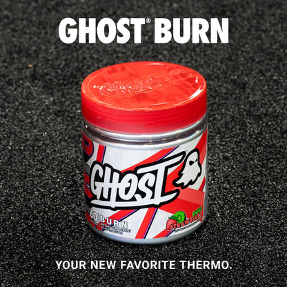GHOST Burn Weight Management Powder, Kiwi Strawberry (60 Servings) - Metabolism & Energy Support Supplement for Men & Women - Natural Caffeine, L-Carnitine & L-Tyrosine - Soy & Sugar-Free, Vegan