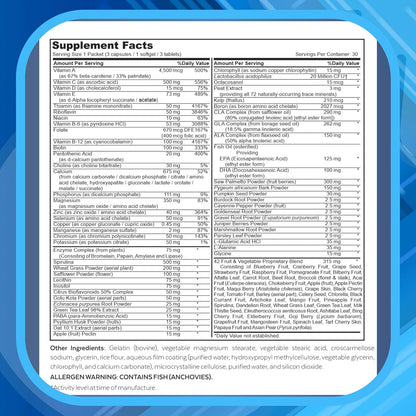 Men’s Daily 7 Essentials Vitamin Pack + Magnesium Bisglycinate Complex | Complete Daily Nutritional Support for Energy, Strength, Metabolism, Immunity, Muscle Function & Overall Wellness