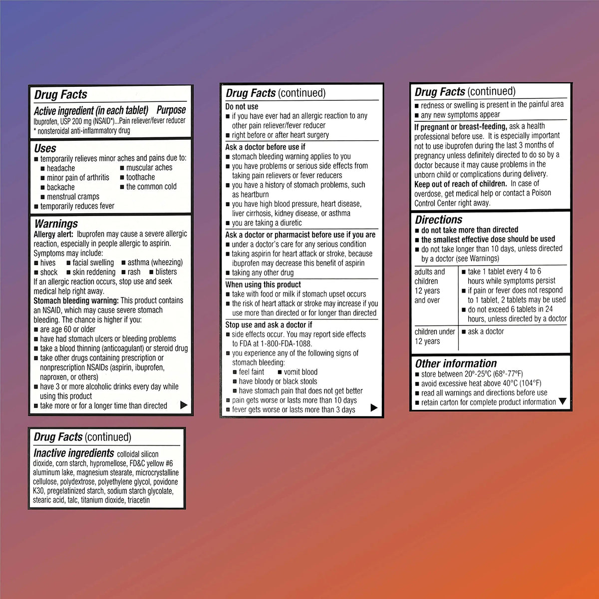 Quality Choice Ibuprofen Tablets, 200 mg, Pain Reliever and Fever Reducer for Arthritis, Toothache, Back Pain, Headache, Body Aches, and More 100 Count of Coated Tablets Quality ChoiceBuy Supplements Australia