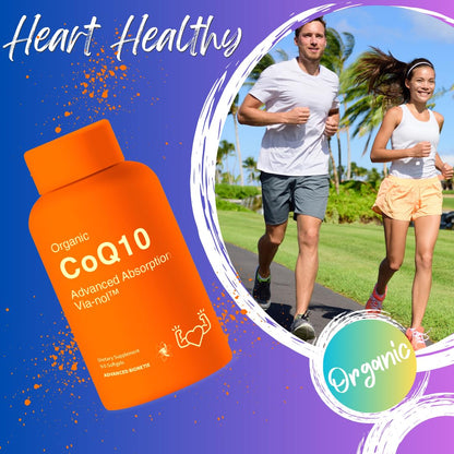 Advanced Bionetix Advanced Absorption 200mg CoQ10 w/Black Pepper Extract. 90 Softgels. Antioxidant Supplement, Heart & Vascular Health, Brain Health, Organic, Gluten Free, Energy Production - PrimeBioHealth - canada supplements