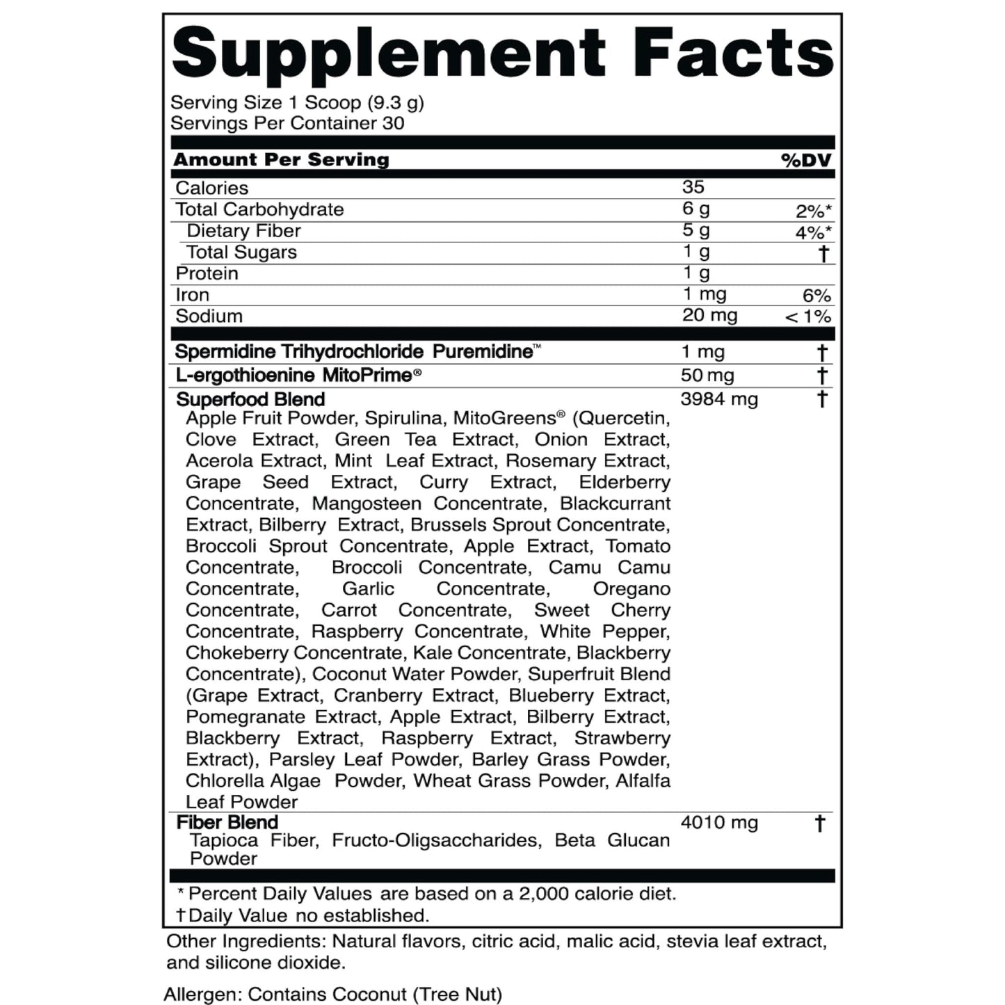 Advanced Bionutritionals Pep Tonic Powdered Superfood Formula 50 Fruits, Vegetables, Herbs, and Superfoods - Vegan, Vegetarian - 9.84 OZ - 279 g - PrimeBioHealth - canada supplements