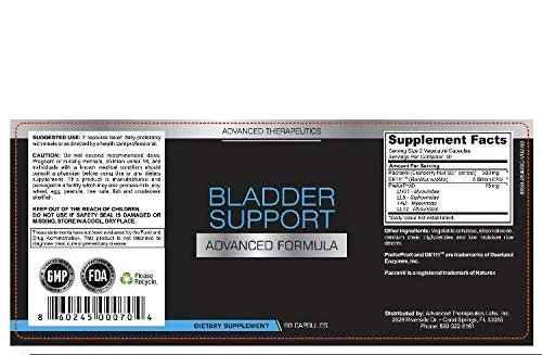 Advanced Bladder Support and Kidney Supplements Helps Support Urinary Tract imbalances and Kidney Alleviate Bladder Pain Symptoms and Urinary Pain