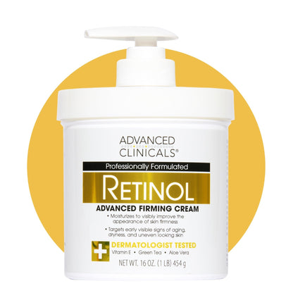 Advanced Clinicals Retinol Body Lotion & Face Moisturizer | Visible Anti Aging Skin Care Retinol Body Cream For Women & Men Targets Look Of Fine Lines - PrimeBioHealth - canada supplements