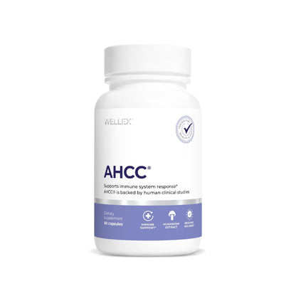 AHCC Supplement - Maximum Strength - Natural Immune Support Extract - Maintains Natural Killer Cell Activity - 20+ Human Research Studies - 60 Veggie Capsules (1 Pack) - PrimeBioHealth - canada supplements