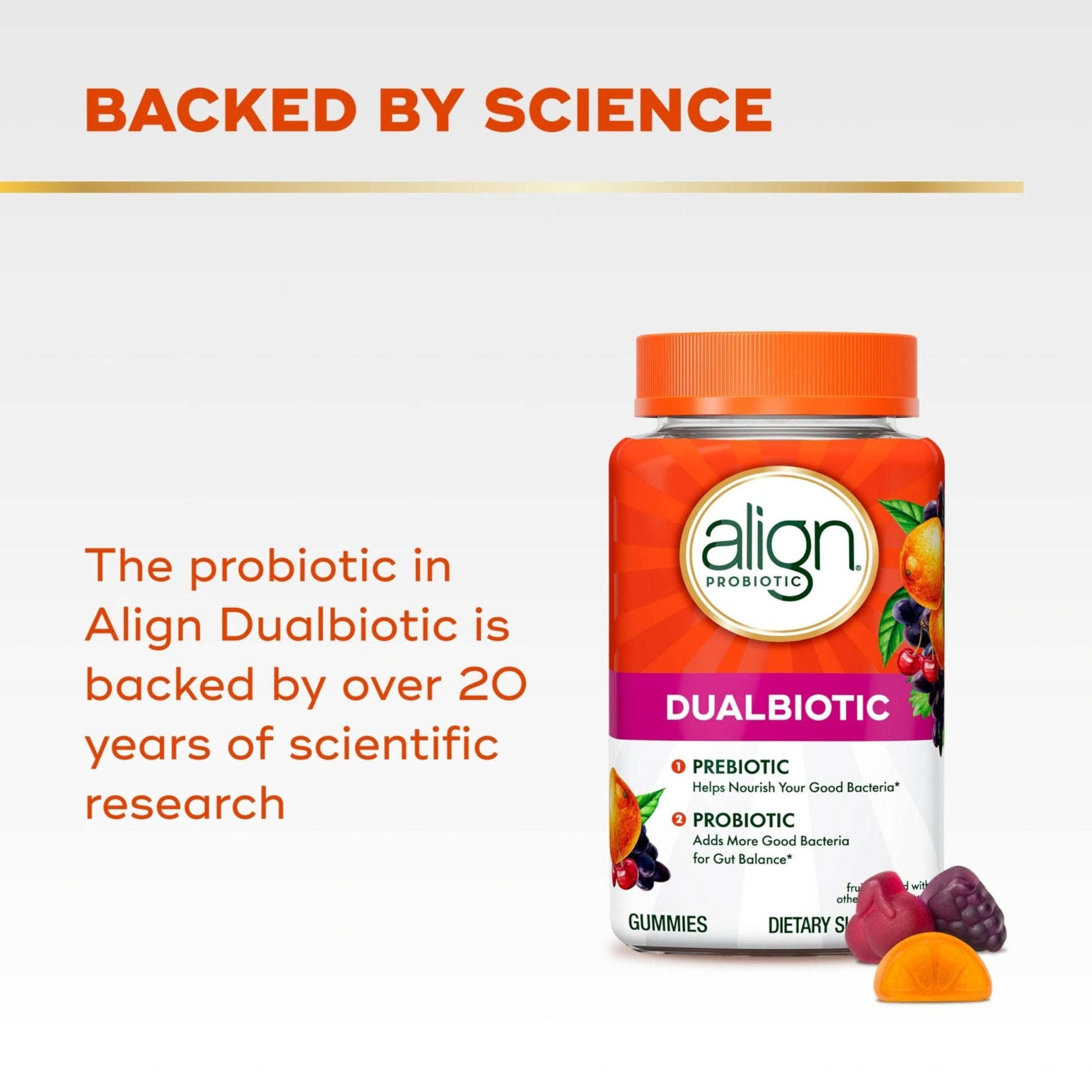 Align Dualbiotic, Prebiotics and Probiotics for Women and Men, Probiotics for Digestive Health, Prebiotics Help Nourish Good Bacteria - PrimeBioHealth - canada supplements