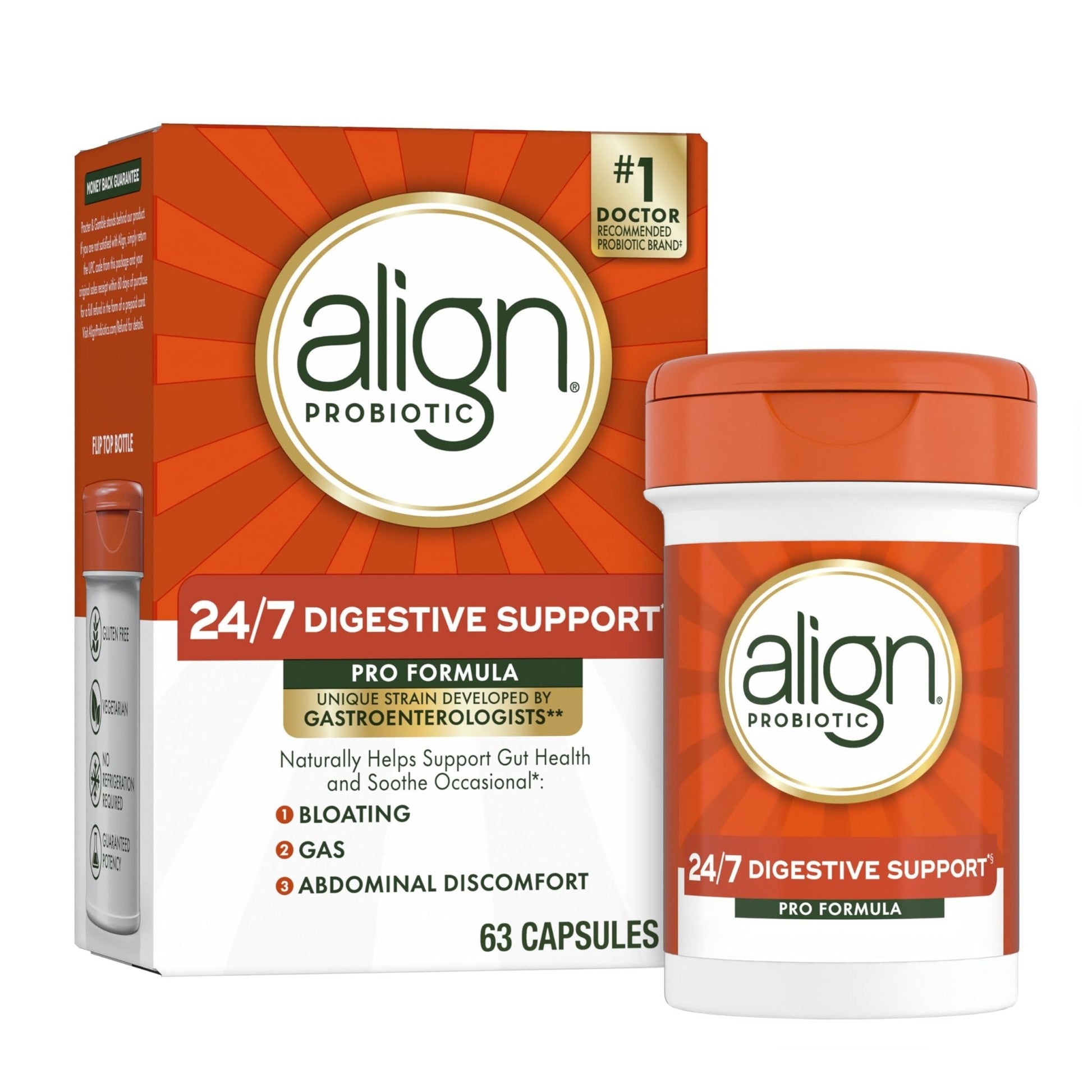 Align Probiotic, Pro Formula, Probiotics for Women and Men, Probiotics for Digestive Health, Men and Womens Probiotic Capsules Help Relieve - PrimeBioHealth - canada supplements