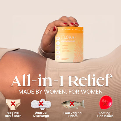 ALLFEMME Flora+ Women’s Vaginal Probiotic Gummies for pH Balance, Odor and Freshness Support with Prebiotics & Hyaluronic Acid - PrimeBioHealth - canada supplements