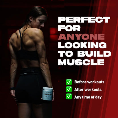 ALPHA LION Creatine Monohydrate Powder, 5000mg Per Serving (5g), Supports Muscle Strength, Power, Athletic Performance, Pure Creatina Monohydrata - PrimeBioHealth - canada supplements