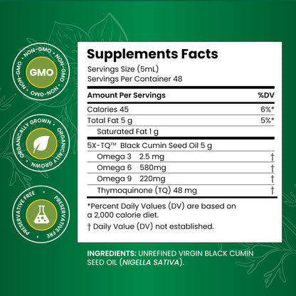 Amazing Herbs Premium Liquid Black Seed Oil - Cold Pressed with Nigella & Sativa, Aids in Digestive Health, Omegas 3 6 & 9, Immune Support, Brain Function - PrimeBioHealth - canada supplements