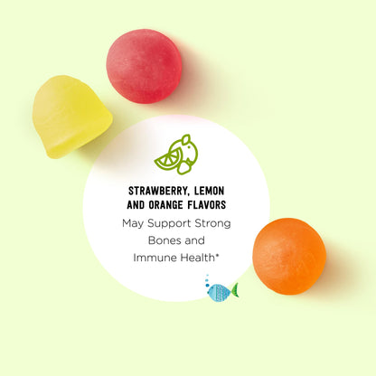 Amazon Brand - Mama Bear Organic Kids Vitamin D3 25 mcg (1000 IU) Gummies per serving, Bone and Immune Health, Strawberry, 80 Count - PrimeBioHealth - canada supplements