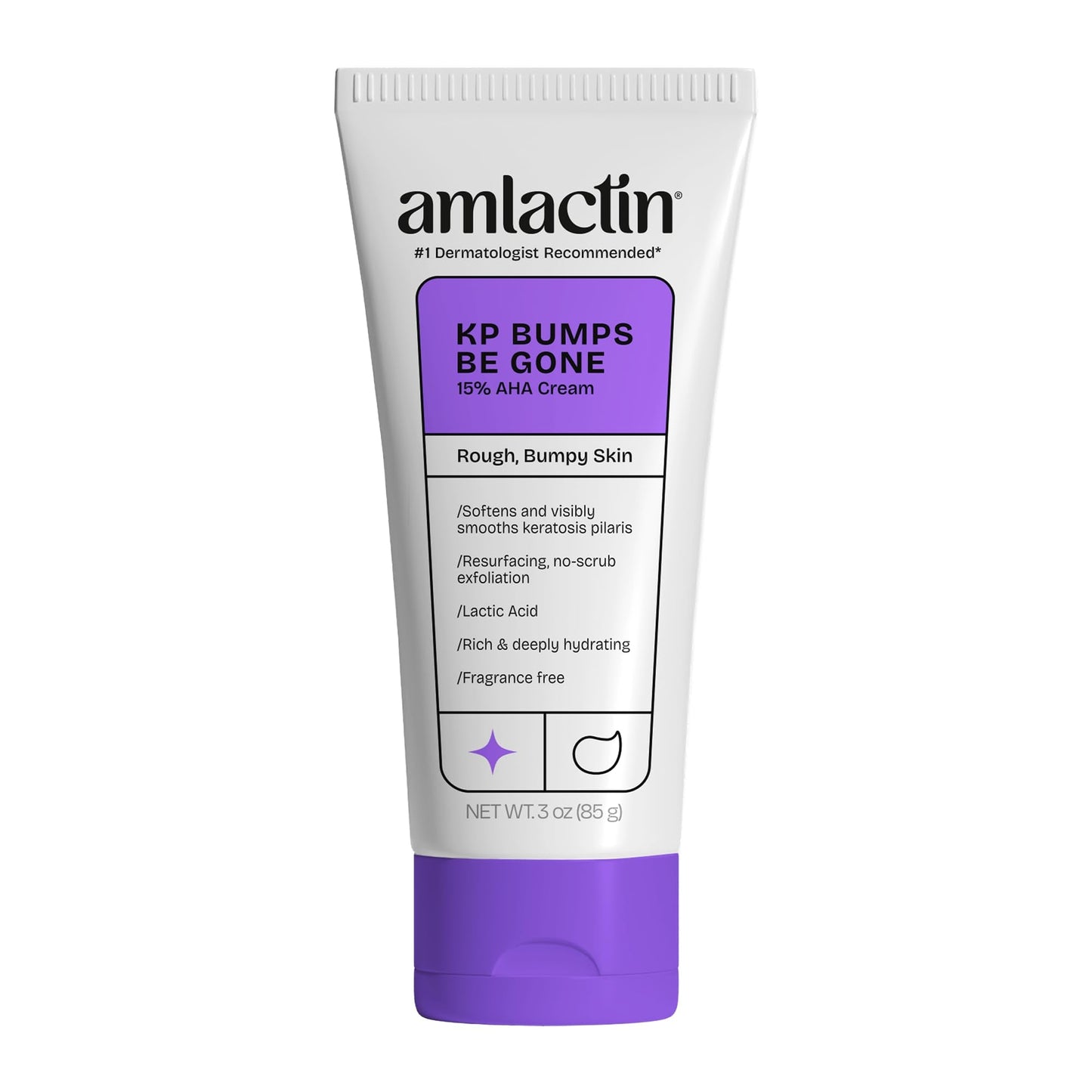 AmLactin KP Bumps Be Gone - Therapeutic Body Cream for Keratosis Pilaris - No-Scrub Exfoliator and Body Moisturizer - PrimeBioHealth - canada supplements
