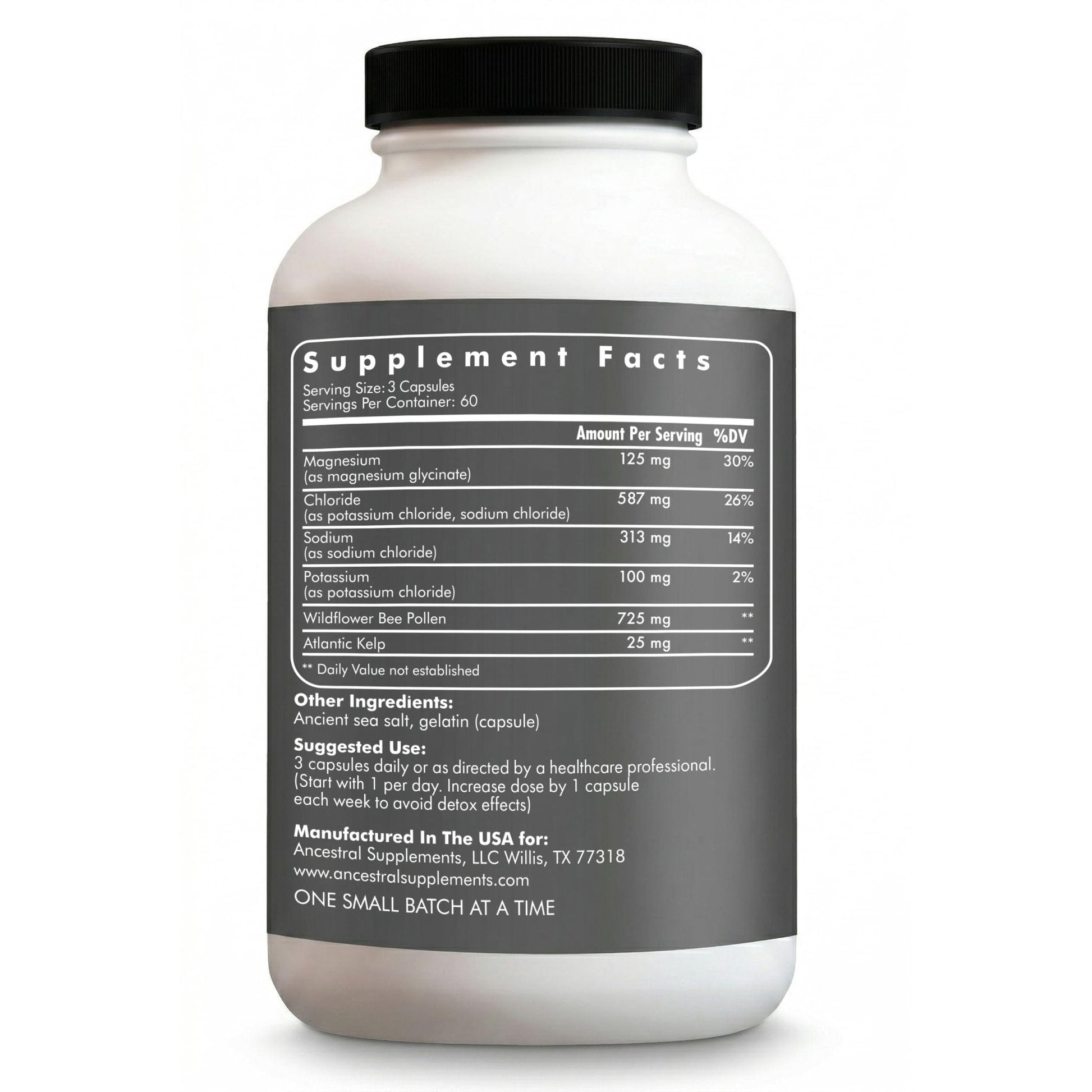 Ancestral Supplements Minerals & Electrolytes with Magnesium, Potassium, Sodium, Supports Optimal Hydration, Immune Health, Athletic Performance, - PrimeBioHealth - canada supplements