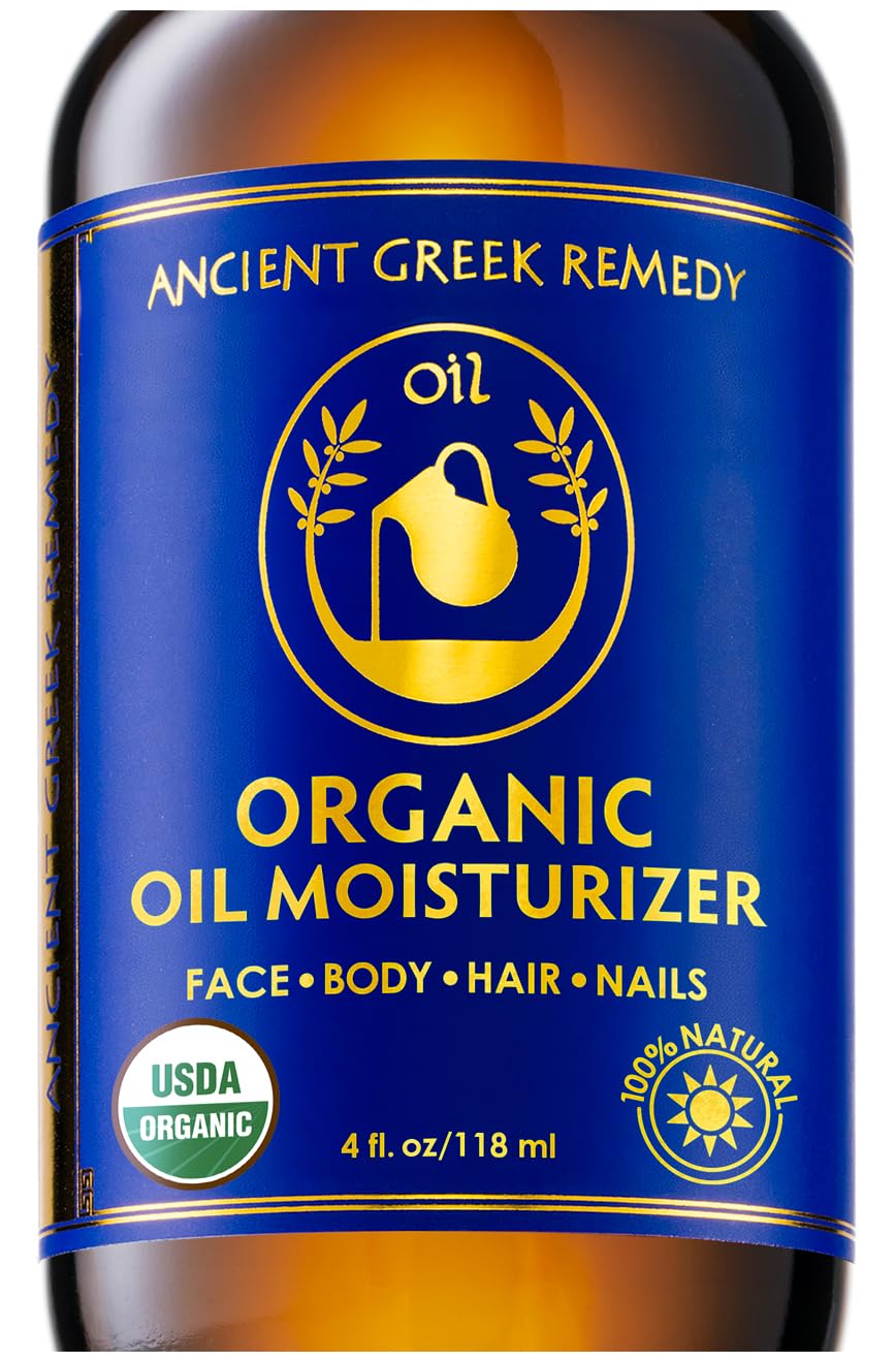 Ancient Greek Remedy Body Oil - Organic After Shower Face Oil & Body Moisturizer for Dry Skin - Almond, Jojoba, Olive, Lavender - PrimeBioHealth - canada supplements