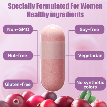 AnFamer Vaginal Probiotics for Women Female,Promotes Ph Balance,Healthy Vaginal Odor & Flora,Urinary Tract Health with Prebiotics & Lactobacillus Probiotic - PrimeBioHealth - canada supplements