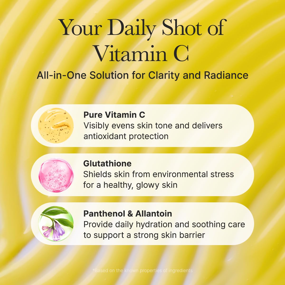 Arencia Vitamin C Booster Shot Serum with Glutathione, Niacinamide and Vitamin E for Dark Spot Care, Fine Lines & Wrinkles - PrimeBioHealth - canada supplements