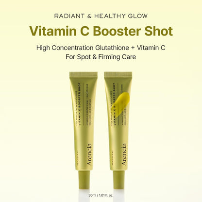 Arencia Vitamin C Booster Shot Serum with Glutathione, Niacinamide and Vitamin E for Dark Spot Care, Fine Lines & Wrinkles - PrimeBioHealth - canada supplements