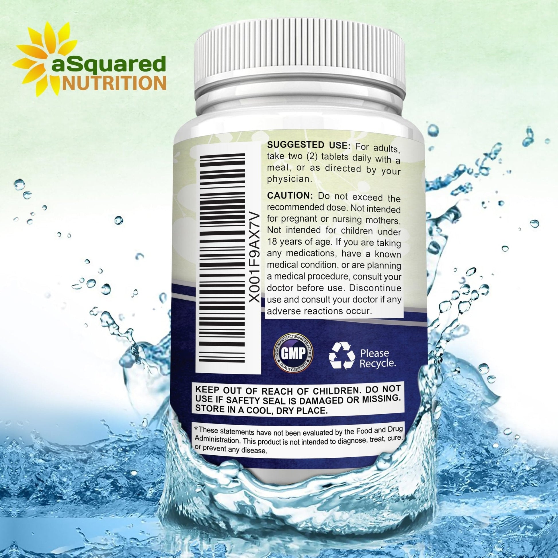 aSquared Nutrition Magnesium Glycinate 400mg - 180 Tablets - Max Strength Magnesium Bisglycinate Supplement -Maximum Bioavailability & Absorption-Non-GMO - PrimeBioHealth - canada supplements
