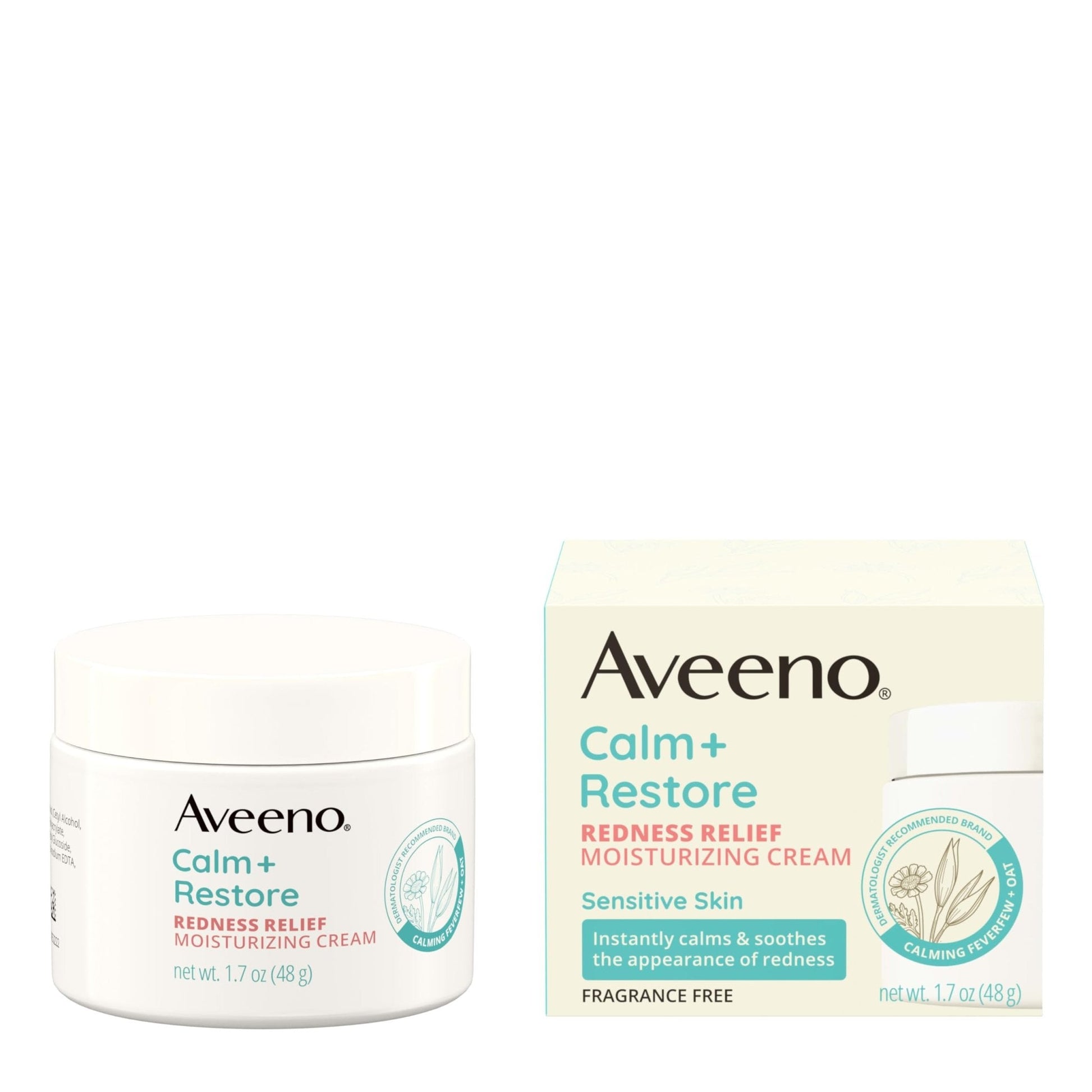 Aveeno Calm + Restore Facial Moisturizer Face Cream for Redness Relief, Non-Comedogenic - PrimeBioHealth - canada supplements