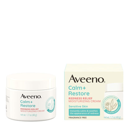 Aveeno Calm + Restore Facial Moisturizer Face Cream for Redness Relief, Non-Comedogenic - PrimeBioHealth - canada supplements