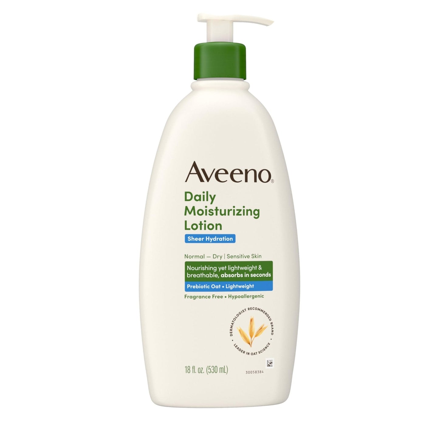 Aveeno Sheer Hydration Fragrance-Free Daily Moisturizing Lotion with Prebiotic Oat for Dry Skin, Lightweight - PrimeBioHealth - canada supplements