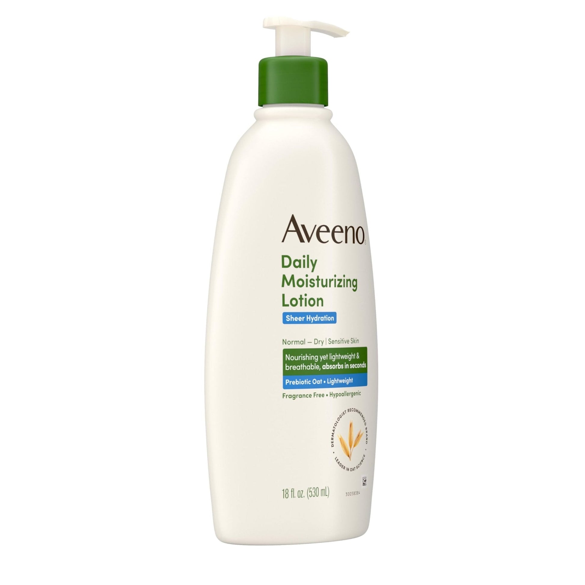 Aveeno Sheer Hydration Fragrance-Free Daily Moisturizing Lotion with Prebiotic Oat for Dry Skin, Lightweight - PrimeBioHealth - canada supplements