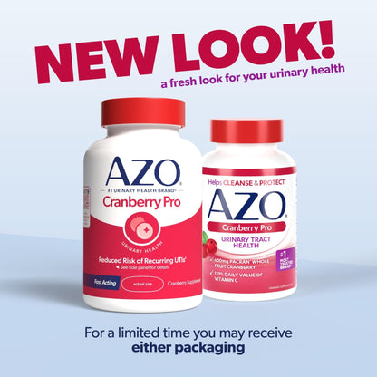AZO Cranberry Pro, Cranberry Pills for Women & Men, 600mg Pacran, Made with Concentrated Whole Fruit Cranberry Powder to Help Cleanse and Protect The Urinary Tract - PrimeBioHealth - canada supplements
