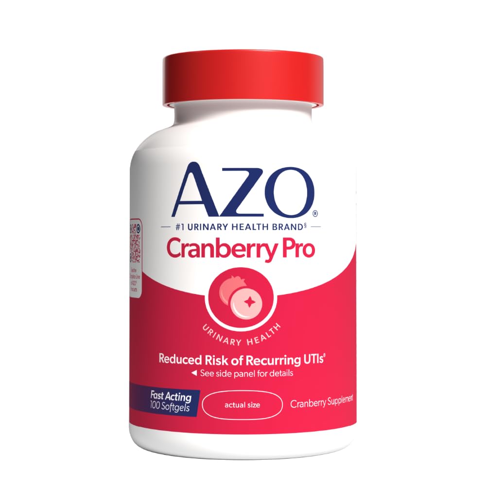 AZO Cranberry Pro, Cranberry Pills for Women & Men, 600mg Pacran, Made with Concentrated Whole Fruit Cranberry Powder to Help Cleanse and Protect The Urinary Tract - PrimeBioHealth - canada supplements