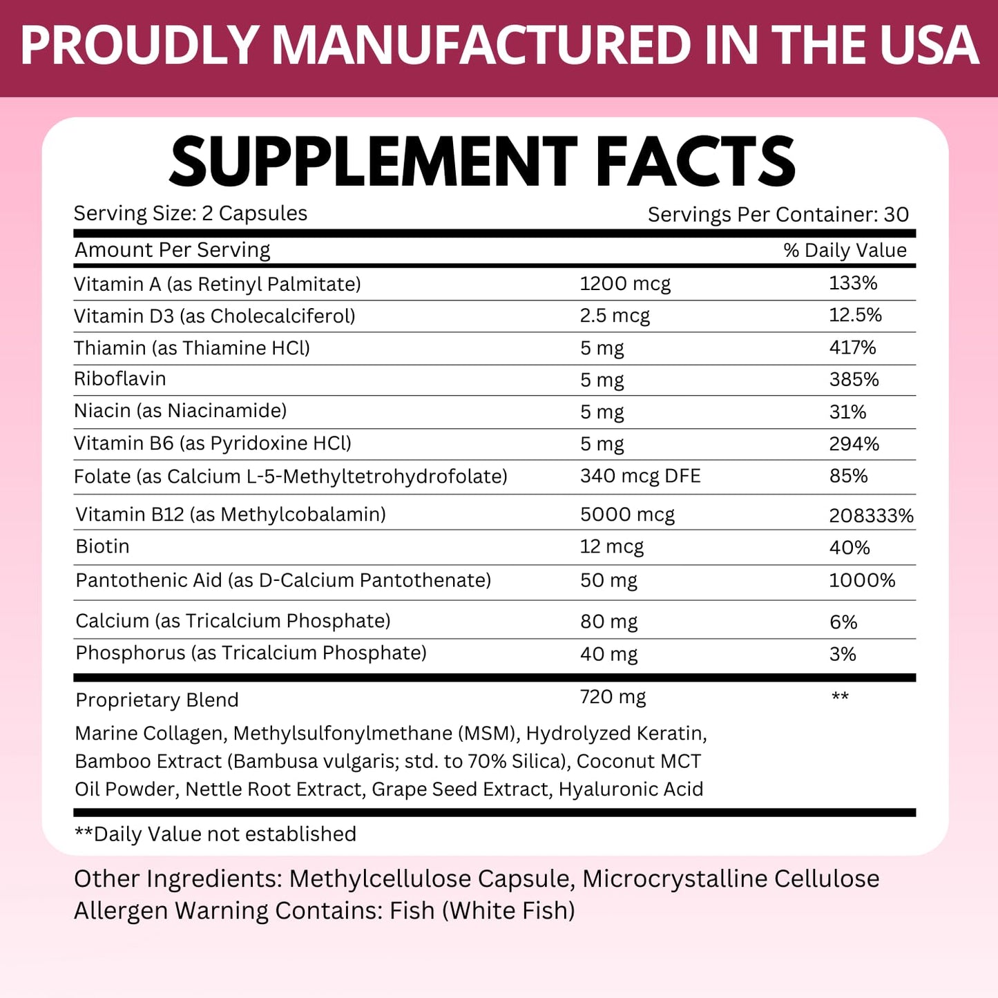 B12 with Hyaluronic Acid, Collagen and Folate – 25000 mcg B12 Complex | Maximize Absorption & Energy | Gluten Free USA Made, B1, B2, B3, B6, B7, B12 vitamins 5000 mcg - PrimeBioHealth - canada supplements
