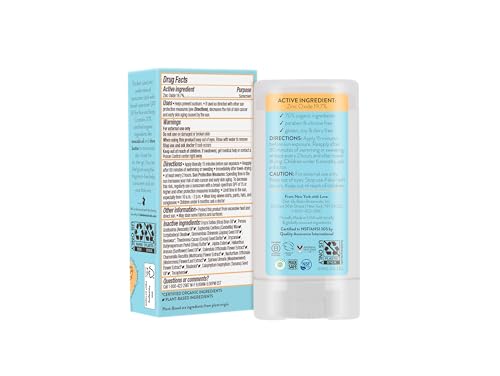 Babo Botanicals Sensitive Baby Mineral Sunscreen Stick SPF 50 - 70% Organic Ingredients - Zinc Oxide - NSF & MADE SAFE and EWG Certified - PrimeBioHealth - canada supplements