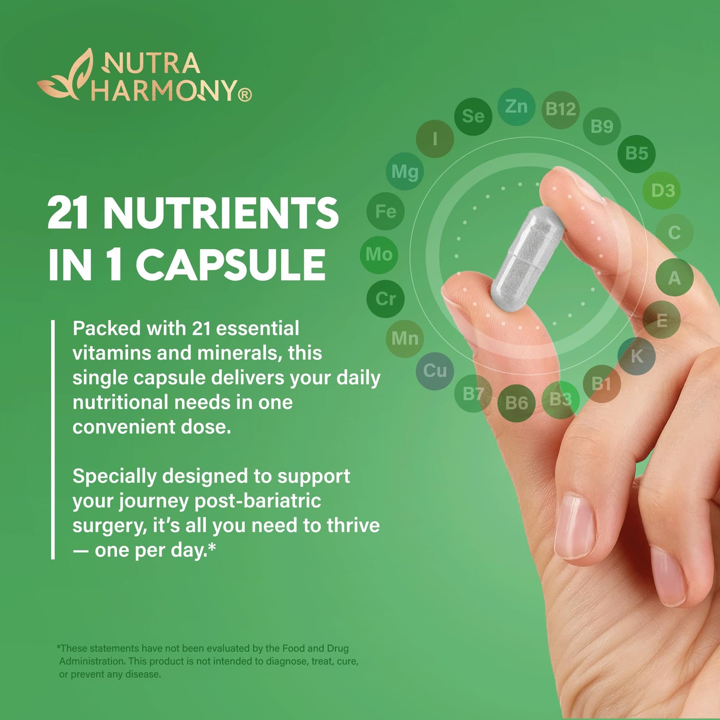 Bariatric Multivitamin - 45 mg Iron Supplements - Made in USA - for Women & Men - All-in-One, 21 Essential Vitamins - Gastric Sleeve Support - PrimeBioHealth - canada supplements