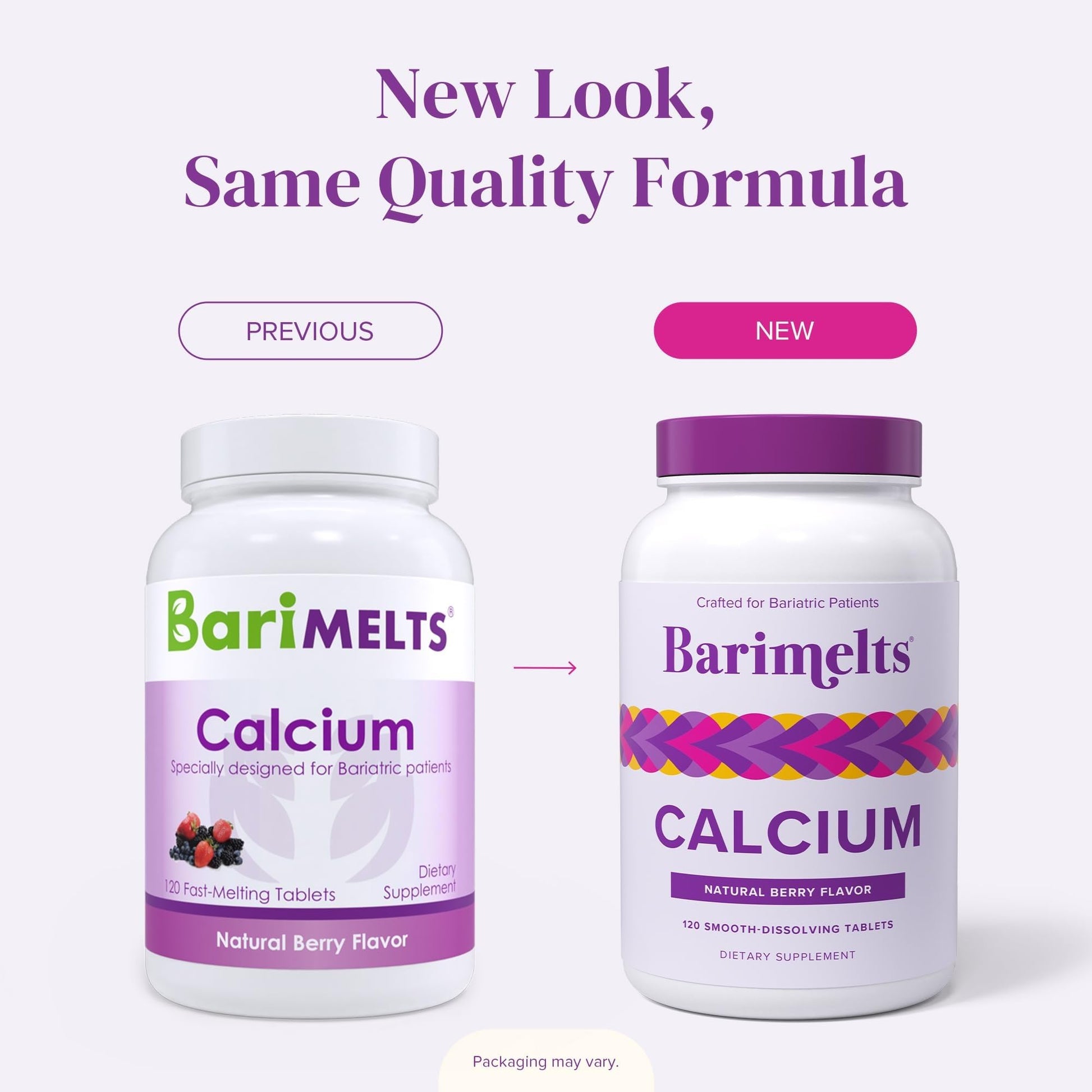 BariMelts Calcium Citrate with Vitamin D3 & Magnesium, 120 Smooth-Dissolving Tablets (1-Month Supply), Bariatric Calcium Supplements - PrimeBioHealth - canada supplements