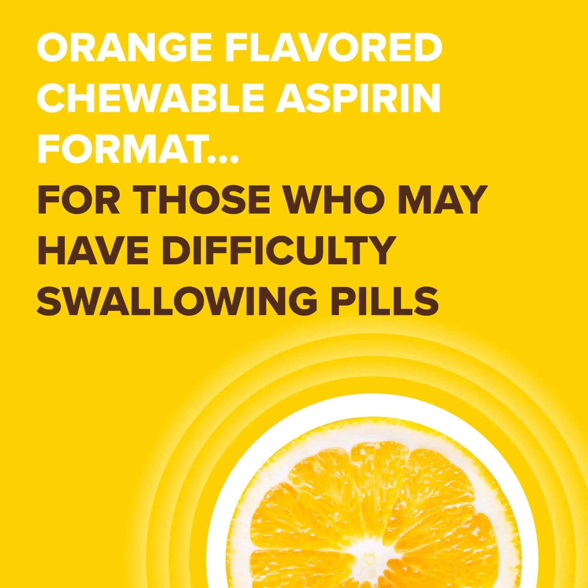 Bayer Aspirin Low Dose 81 mg Chewable Tablets, Pain Reliever, Orange Flavored, 216 Tablets (6 Pack)