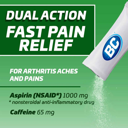 BC Pain Relief Powder, Arthritis Pain, 50 ct (Pack of 1)