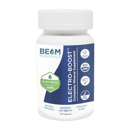 Beam Minerals Complete Multi-Mineral Capsules | Electro-Boost Plant-Based Electrolytes and Micronutrients for Men and Women | Help to Boost Immunity, Support Gut Health - PrimeBioHealth - canada supplements