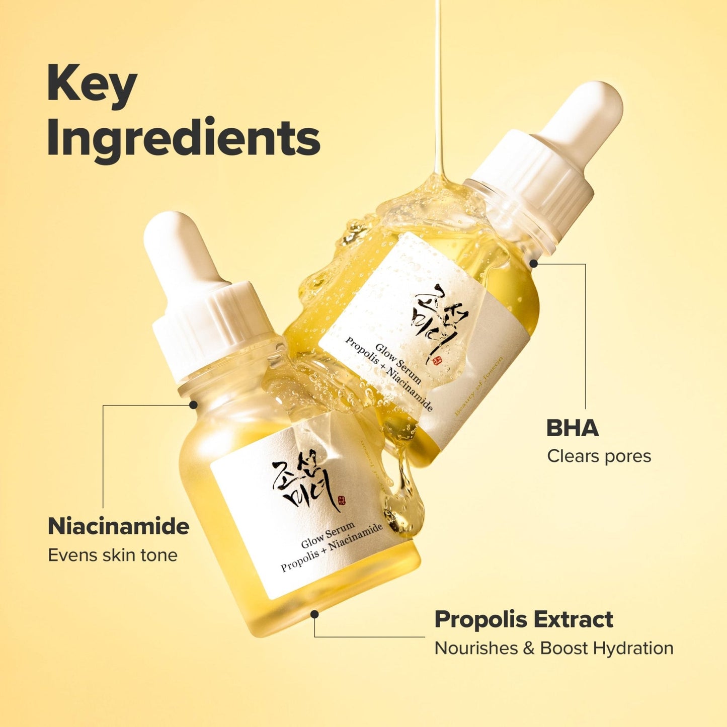 Beauty of Joseon Glow Serum Propolis and Niacinamide Hydrating Facial Soothing Moisturizer for Uneven Skin - PrimeBioHealth - canada supplements