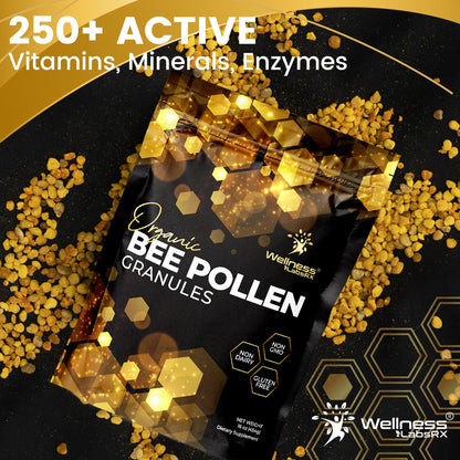 Bee Pollen Granules Third-Party Tested, 1 Lbs. - Bee Pollen for Women, Keto-Friendly Super Food Supplement Packed with Proteins, Vitamins & Minerals - Immune Support, Energy Boost, Digestive Wellness - PrimeBioHealth - canada supplements