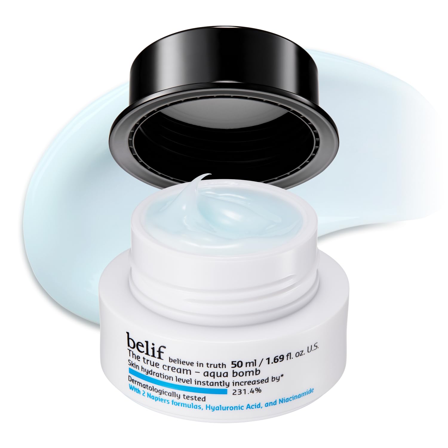 belif Aqua Bomb – Daily Niacinamide Hydrating Moisturizer, Lightweight Plumping Facial Cream with Hyaluronic Acid & Squalane, Cooling Effect - PrimeBioHealth - canada supplements