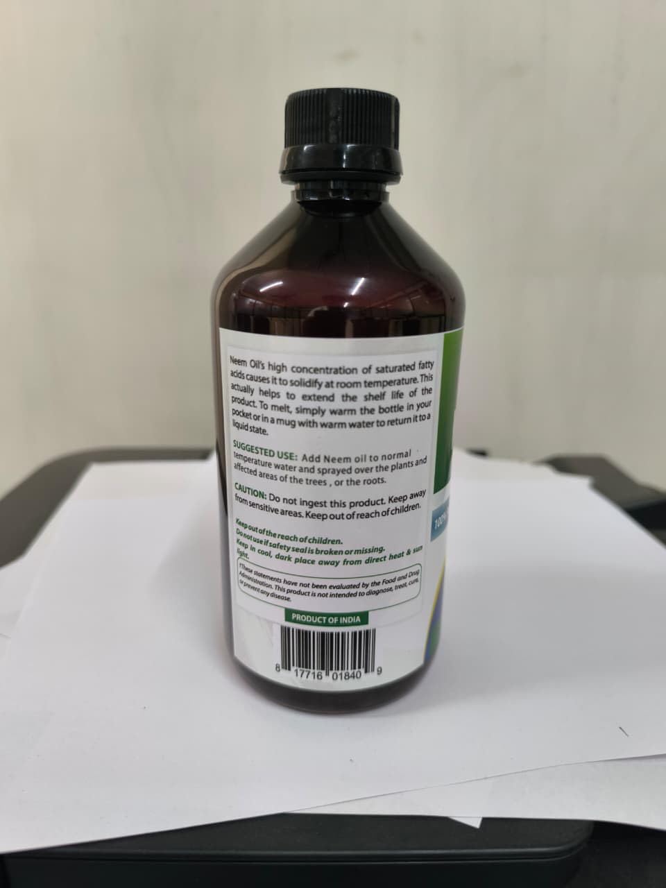 Best Naturals 100% Pure Neem Oil, 100% Cold Pressed and Unrefined - 16 OZ (1 Bottle) - PrimeBioHealth - canada supplements