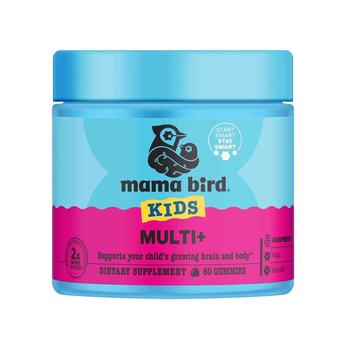 Best Nest Wellness Multi Plus Gummies - Brain Health Support Supplement with Methylated Vitamins - Chewable Multivitamin for Kids